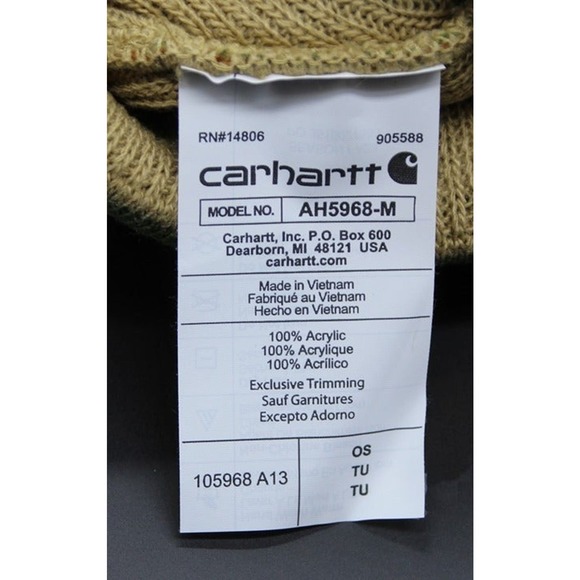 Carhartt Camo Beanie - A13 NWT! - Picture 4 of 7